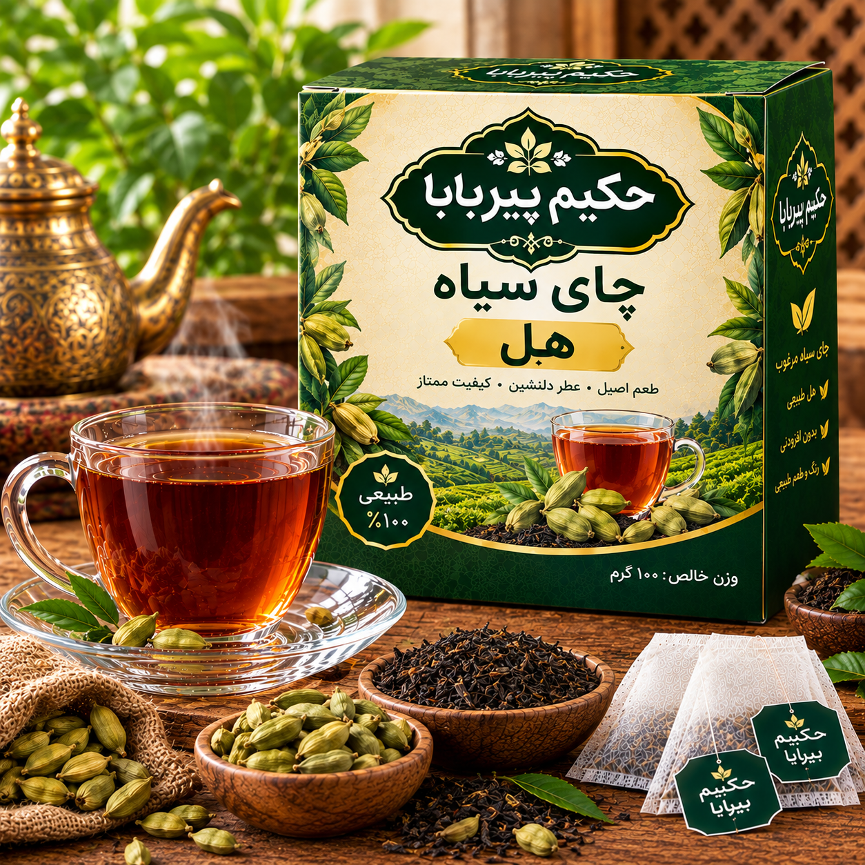 چای سیاه هل